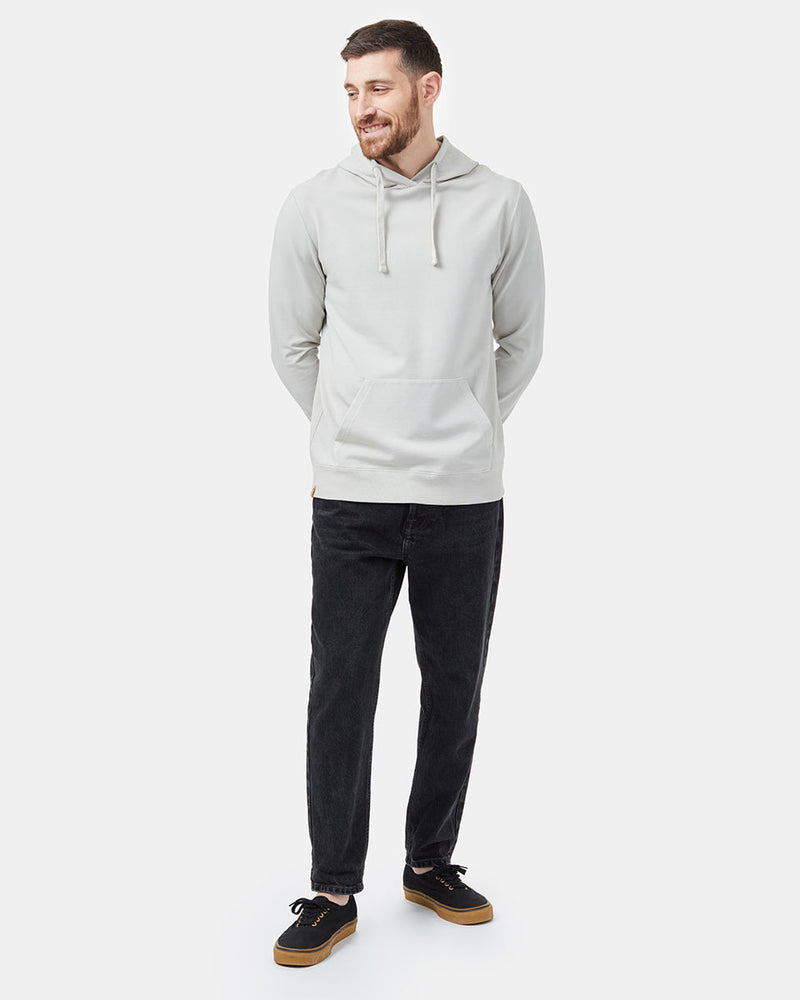 Gray Men's Organic Cotton Pullover Hoodie
