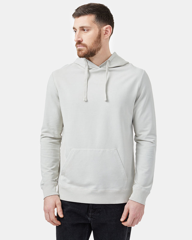 Gray Men's Organic Cotton Pullover Hoodie