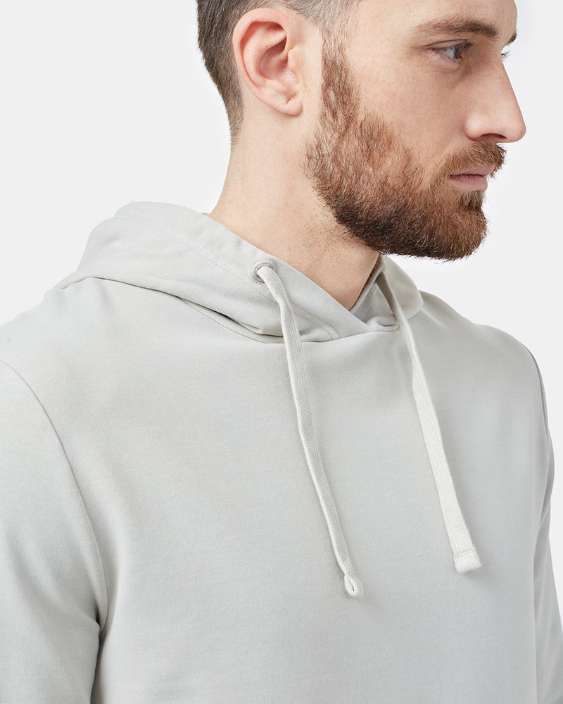 Gray Men's Organic Cotton Pullover Hoodie