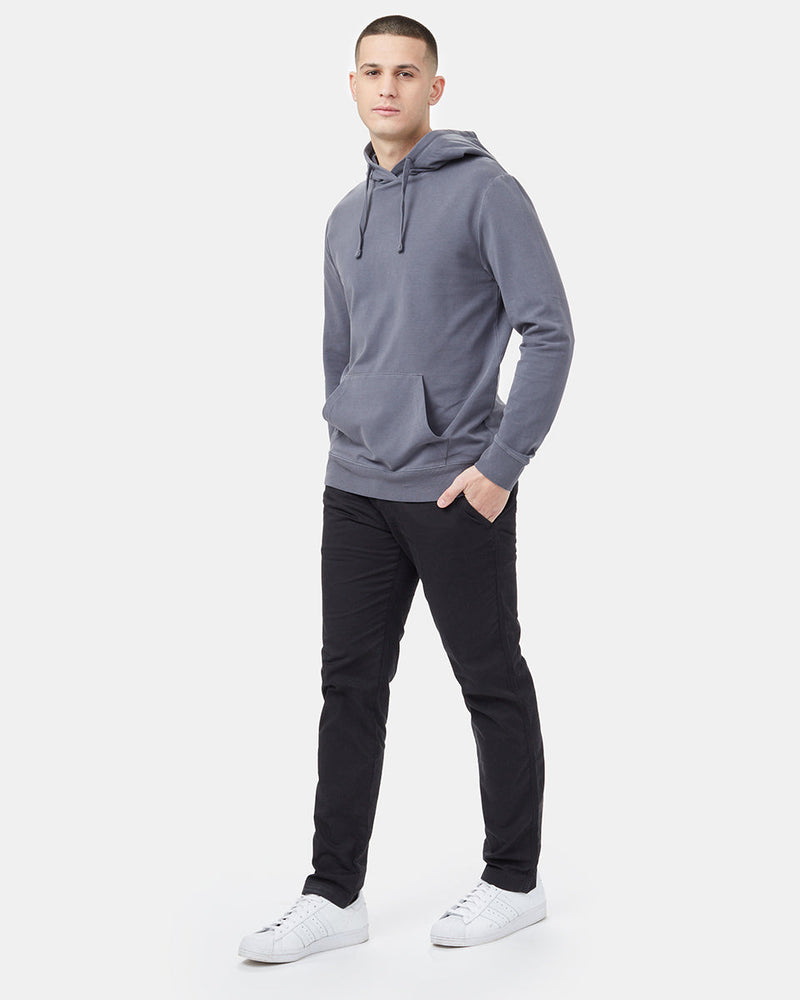 Gray Men's Organic Cotton Pullover Hoodie