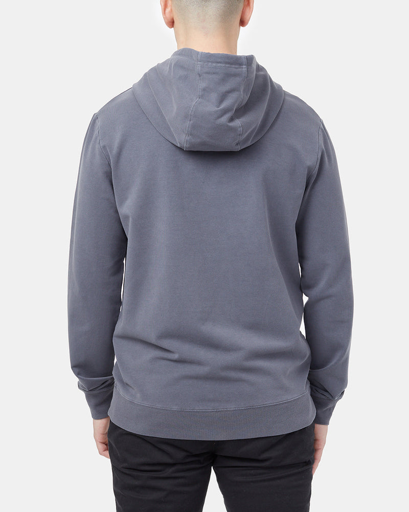 Gray Men's Organic Cotton Pullover Hoodie