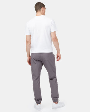 Gray Mens Recycled Polyester Joggers