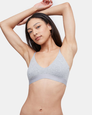 Gray Women's Adjustable Bralette