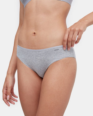 Gray Women's Bikini Cut Underwear Brief