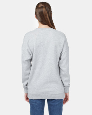 Gray Women's Graphic Eco-Friendly Pullover