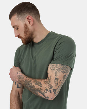 Green-Basic-Cotton-Classic-Tee