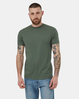 Green-Basic-Cotton-Classic-Tee