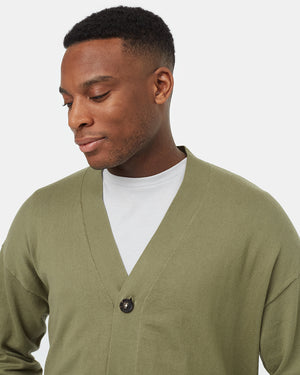 Green-Cotton-4-Button-Cardigan