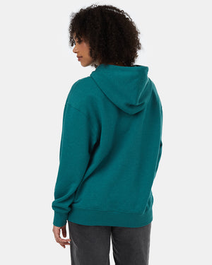 Green-Loose-Fitting-Embroidered-Graphic-Hoodie