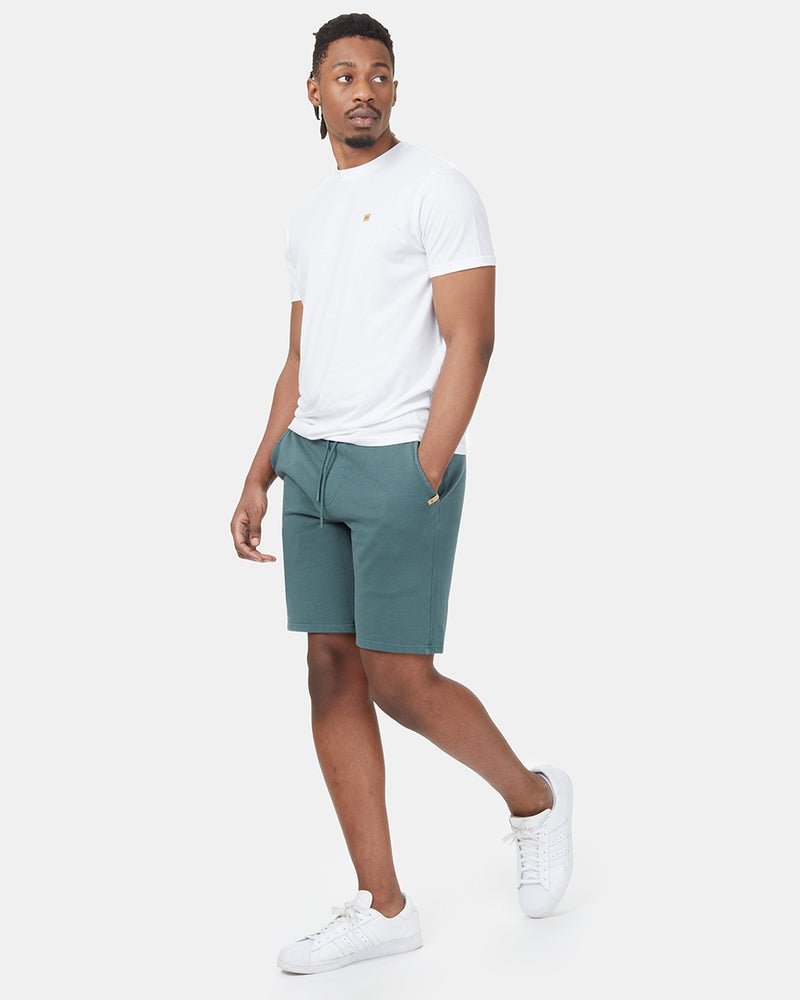 Green Men's Organic Cotton French Terry Sweatshorts