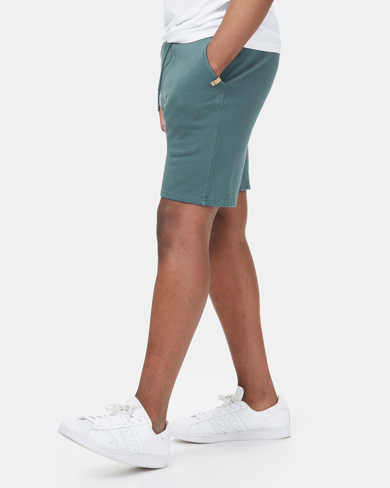 Green Men's Organic Cotton French Terry Sweatshorts