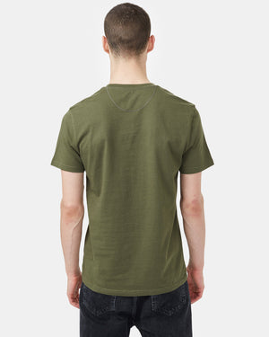 Green Men's Organic Cotton Graphic Tee