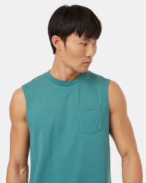 Green-Recycled-Polyester-Tank-Top