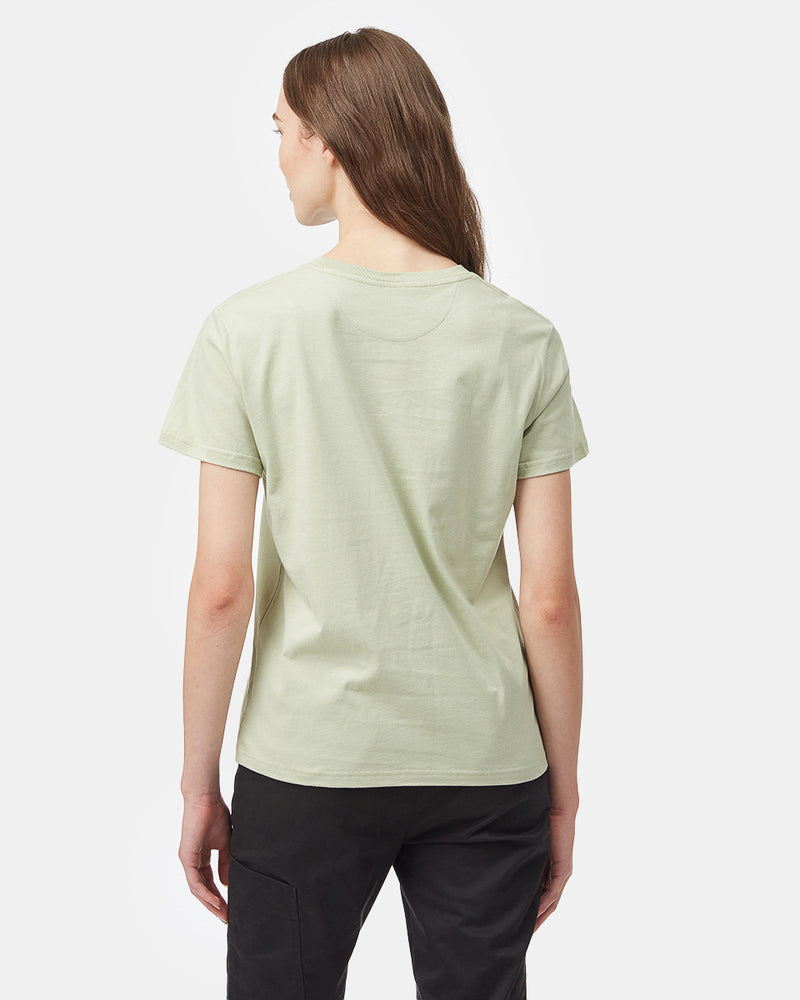 Green Women's Cotton Relaxed T-Shirt