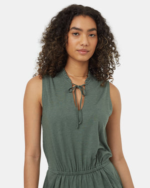 Green-Womens-Recycled-Polyester-Dress