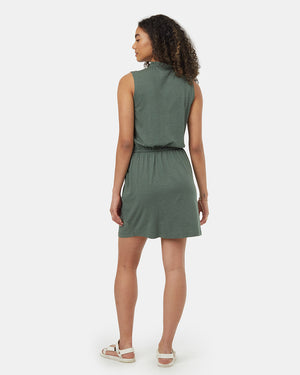 Green-Womens-Recycled-Polyester-Dress