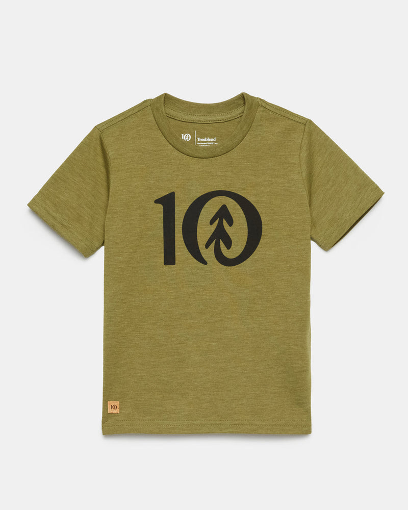 Green Kids Graphic Short Sleeve Tee
