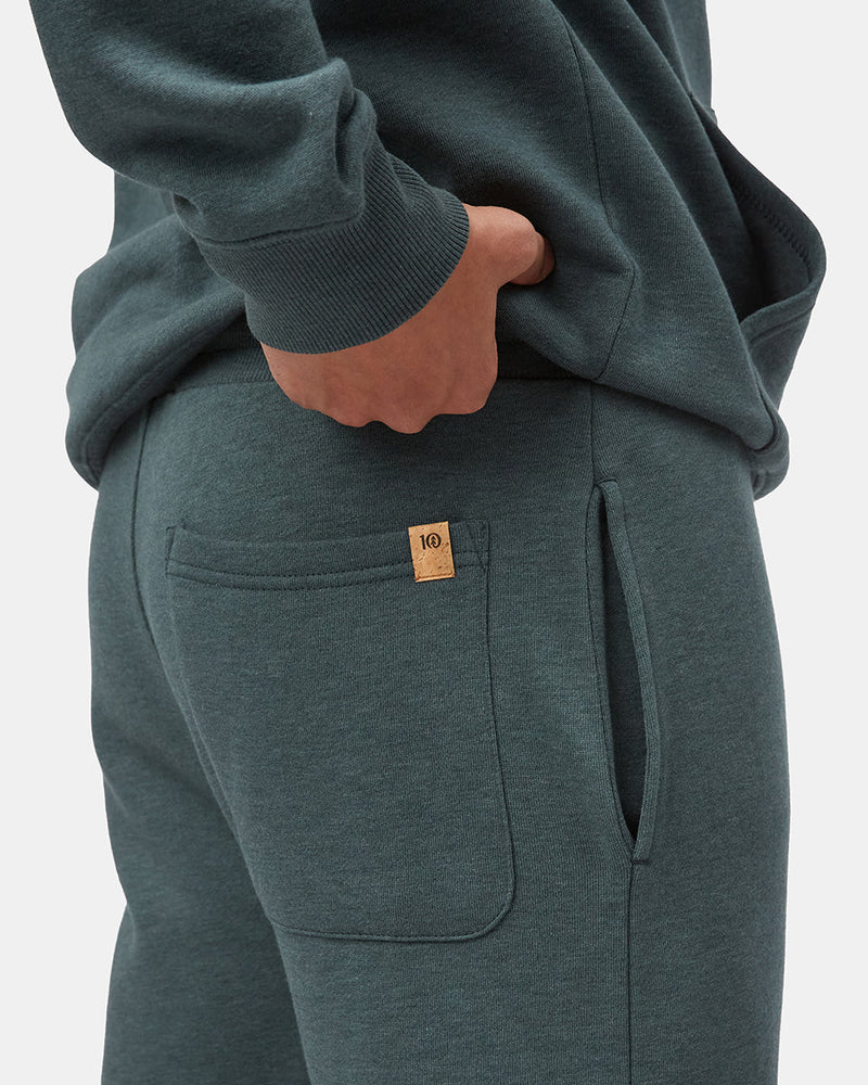 Green Men's Organic Cotton Graphic Sweatpants