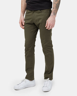 Green Men's Organic Cotton Twill Pants