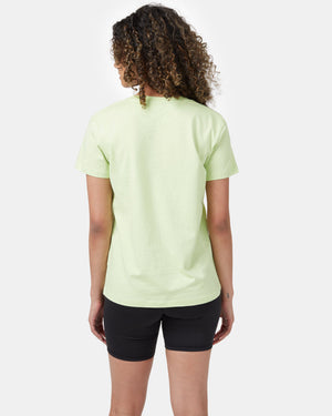 Green Organic Cotton Crew Neck T-Shirt