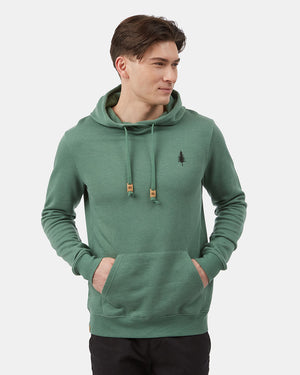 Green Organic Fleece Pullover Hoodie