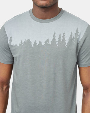 Green Tree Graphic Crew Neck T-Shirt