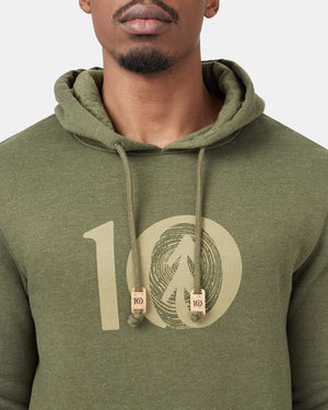 Green Tree Graphic Pullover Hoodie