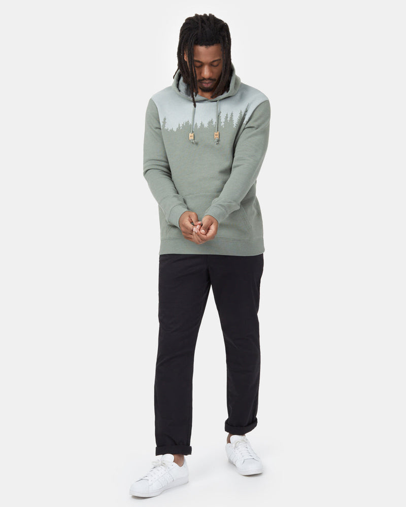 Green Treelinen Graphic Pullover