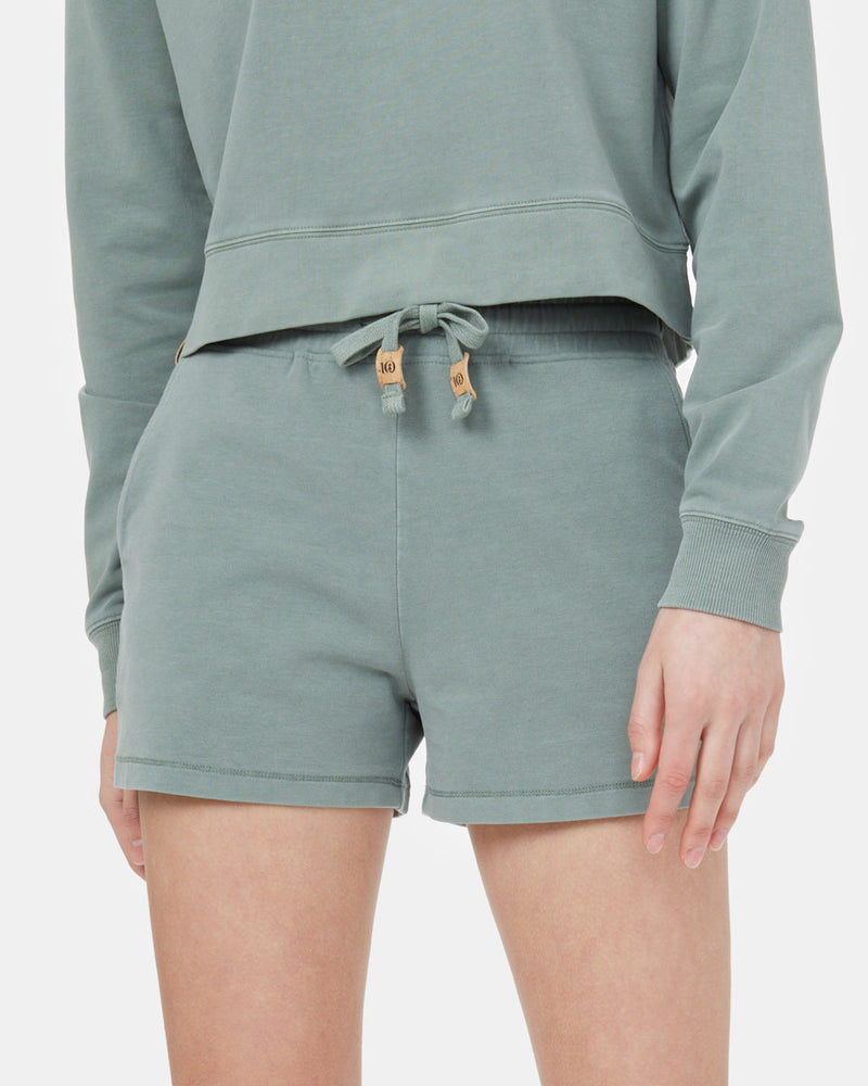 Green Women's Organic Cotton Shorts