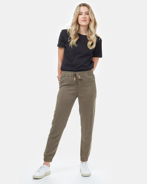 Green Women's Tencel Lightweight Trouser