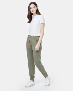 Green Women's Tencel Lightweight Trouser