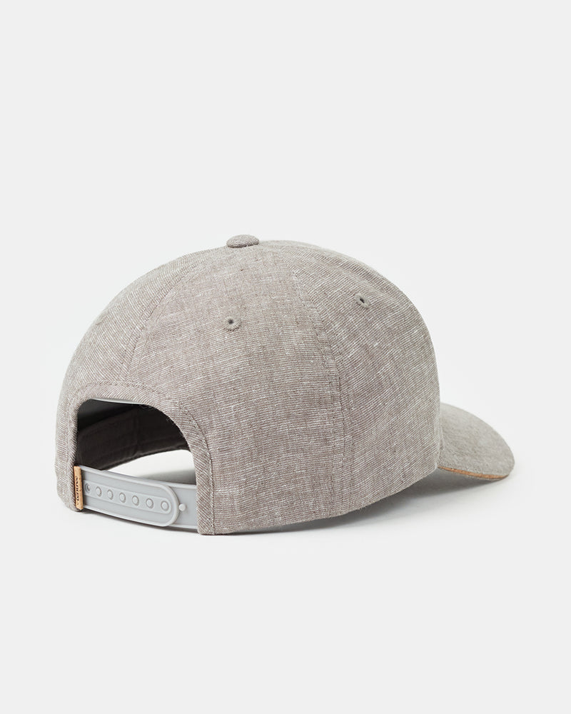 Grey-Adjustable-Cork-Baseball-Cap