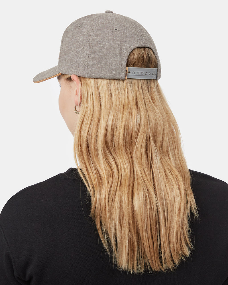 Grey-Adjustable-Cork-Baseball-Cap