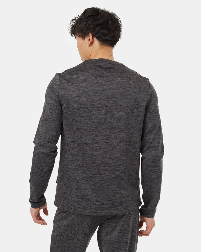 Grey-Recycled-Polyester-Active-Knit-Longsleeve-T-Shirt