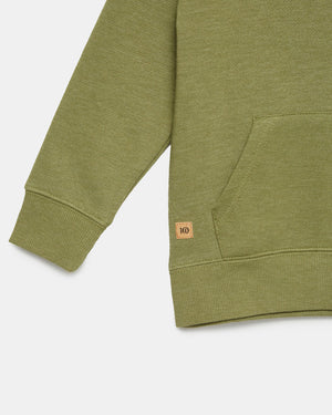 Green Kids Long Sleeve Sweatshirt