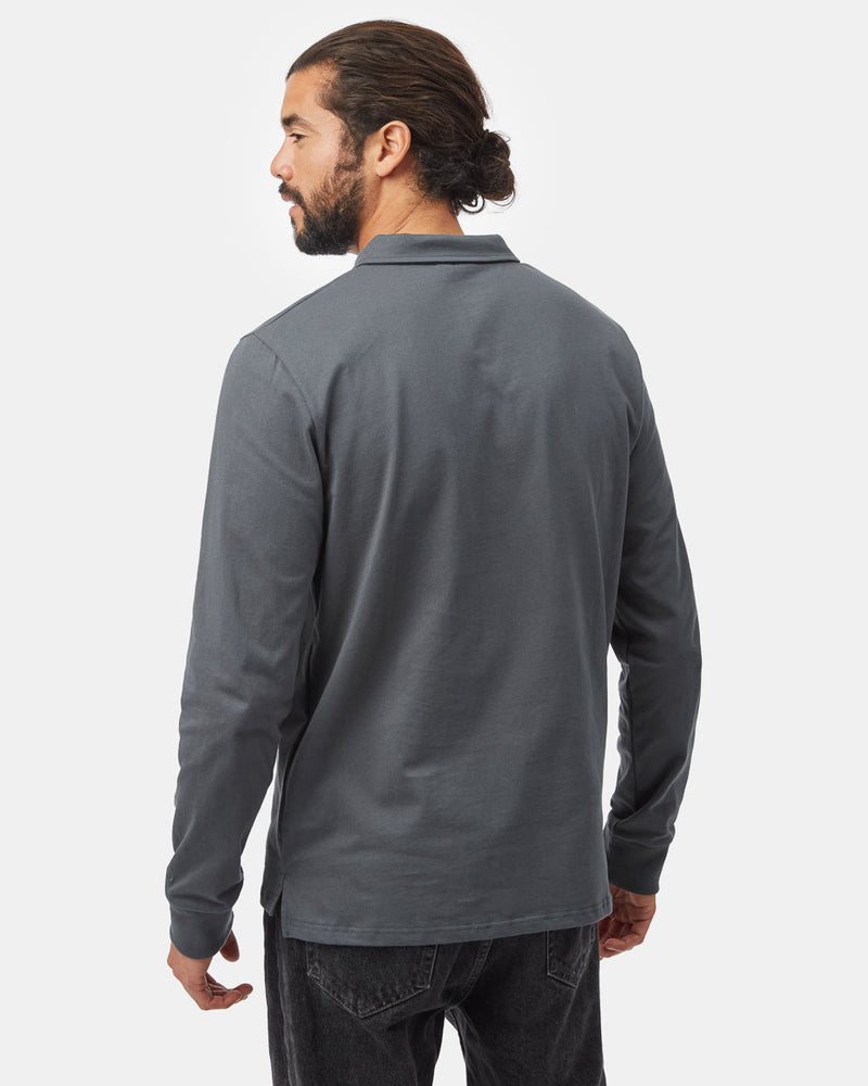 Mens_Green_Longsleeve_Polo
