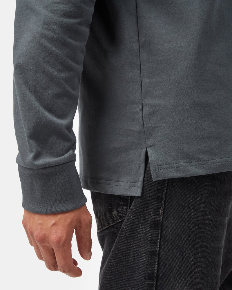 Mens_Green_Longsleeve_Polo