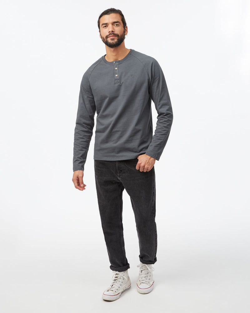 Mens_Green_Recycled_Cotton_Henley_Longsleeve