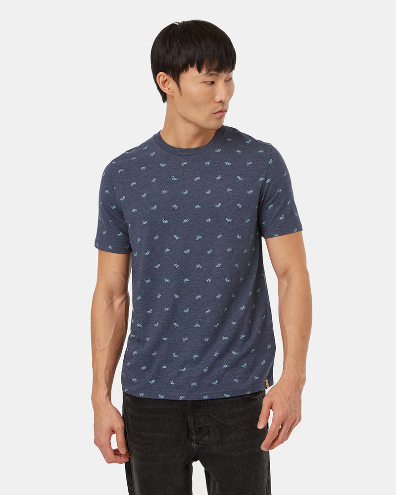 Blue Bike Graphic Tee