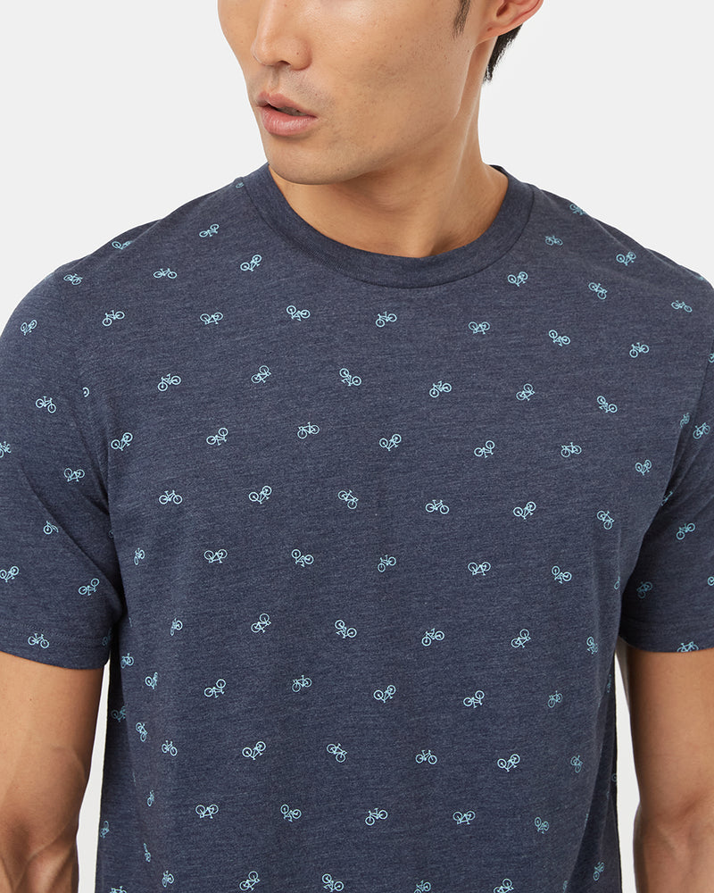 Blue Bike Graphic Tee