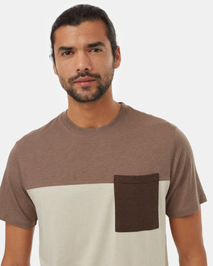 Multi-Recycled-Polyester-Crew-Neck-Color-Block-Tee