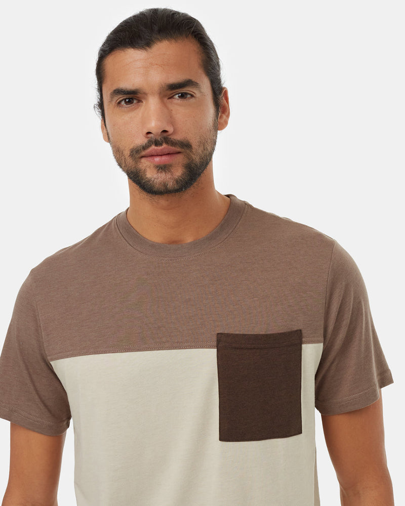 Multi-Recycled-Polyester-Crew-Neck-Color-Block-Tee
