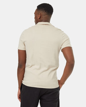 Oatmeal-Basic-Polo-Shirt