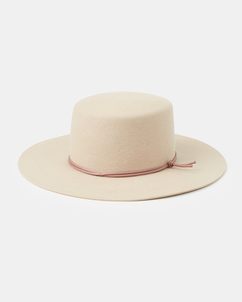 Oatmeal-Recycled-Wool-Fedora-Hat
