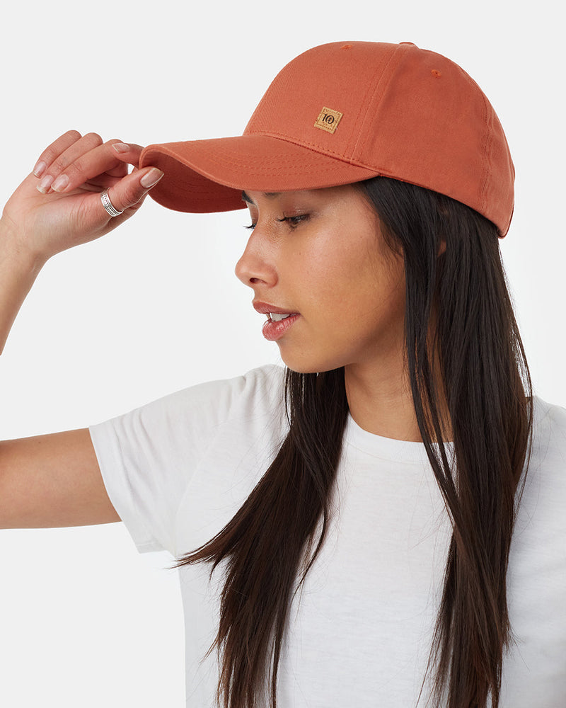 Orange-Adjustable-Cork-Baseball-Cap