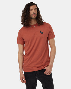 Orange-Crew-Neck-Graphic-Tee