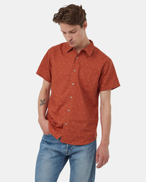 Orange-Hemp-Button-Up-Shortsleeve-Shirt