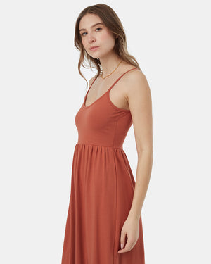 Orange-Womens-Eco-Friendly-Tank-Dress