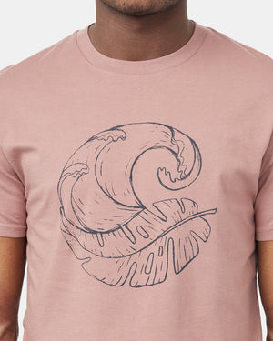 Pink Men's Organic Cotton Graphic Tee