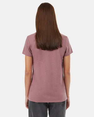 Purple-Recycled-Polyester-Crew-Neck-T-Shirt